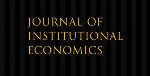 Journal of Institutional Economics Header 2